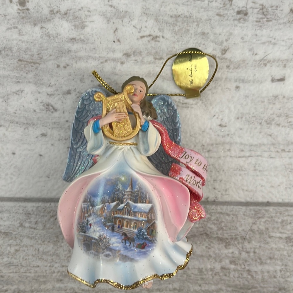 Thomas Kinkade angel ornament